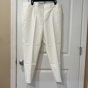 Liz Claiborne Women's Straight Leg Pants - Cream